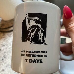 Rare The Ring Ringu Horror movie funny mug retro vintage grey color 7 days